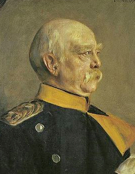 Otto von Bismarck, Gemälde von Franz von Lenbach (1836-1904), 1894, Original: Privatsammlung