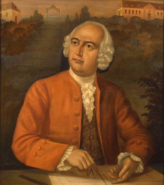 Jakob Couven, Porträt, Gemälde