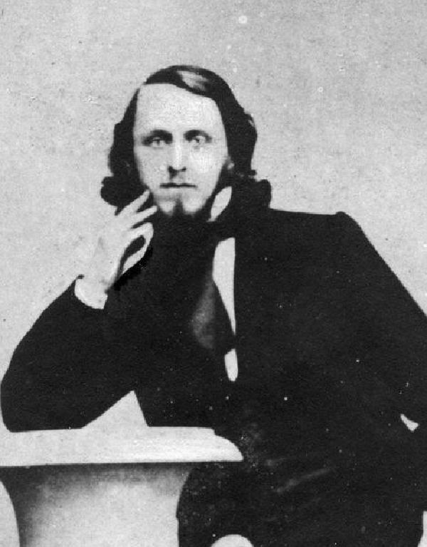 Adolf Dronke, um 1865, Porträtfoto