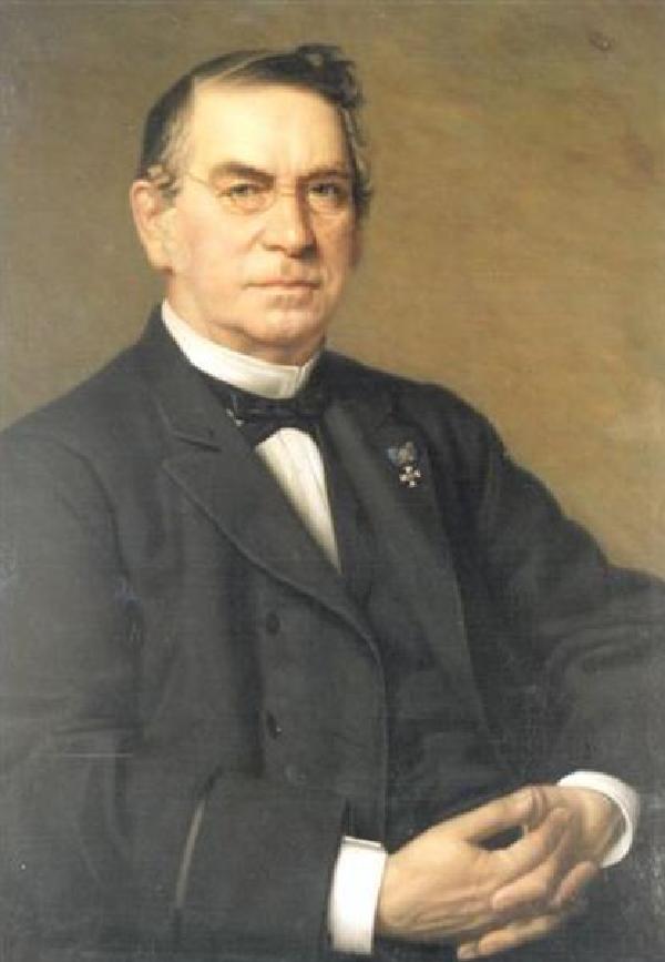 Carl Leverkus, Kopie eines Gemäldes von Heinrich Johann Sinkel (1835-1908), Original von 1888