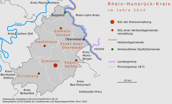 Rhein-Hunsrück-Kreis, Bonn 2010