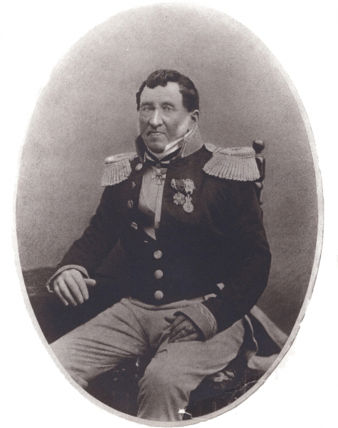 Wilhelm Georg Nikolaus von Haw, Porträtfoto, 31. Dezember 1861