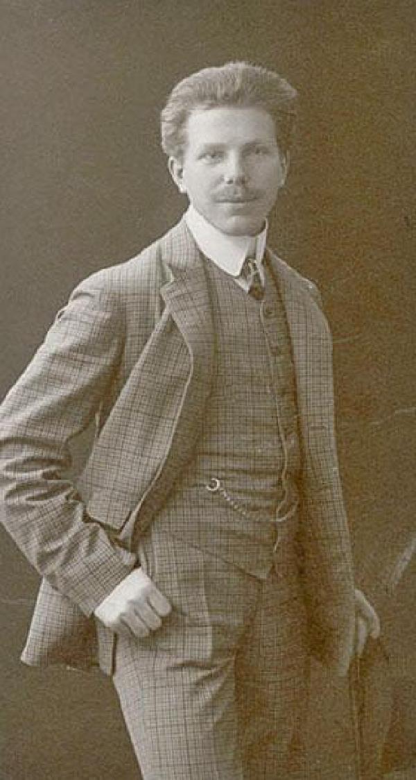 Peco Bauwens, Porträtfoto, 1907