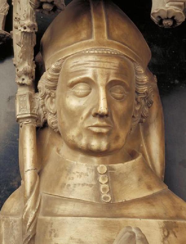 Liegefigur auf dem Grabmal Walrams von Jülich im Kölner Dom