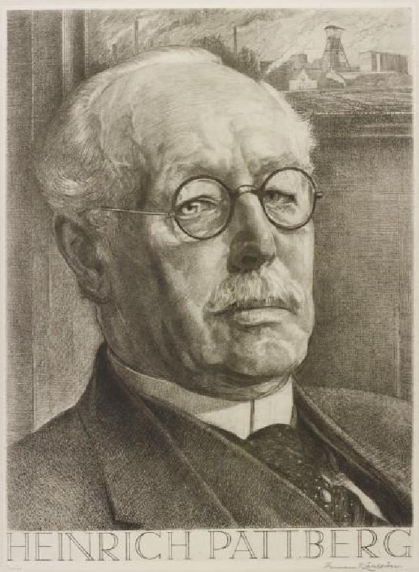 Heinrich Pattberg, Heliogravüre von Hermann Kätelhön, um 1930