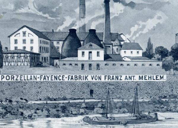 Ansicht der Fabrik 1874