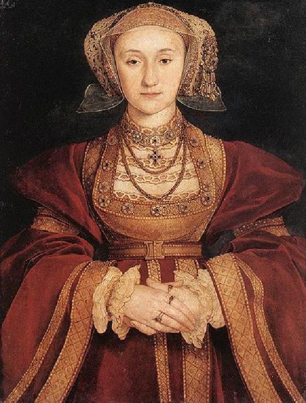 Anna von Kleve, Gemälde von Hans Holbein dem Jüngeren (1497/1498-1543), 1539, Original im Musée du Louvre, Paris