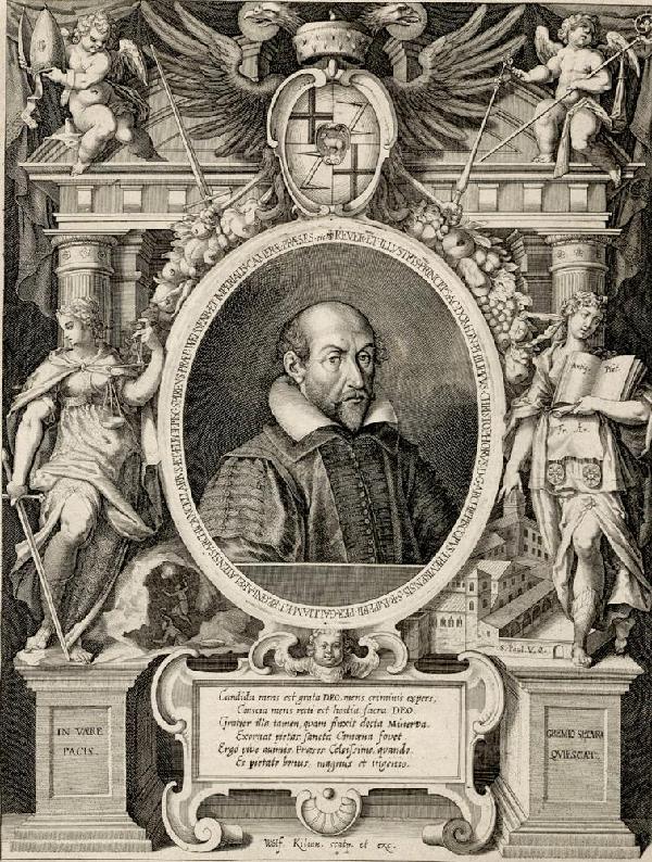 Philipp Christoph von Sötern, Erzbischof von Trier und Fürstbischof von Speyer, Porträt, Kupferstich von Wolf Kilian (1581-1662), vor 1662