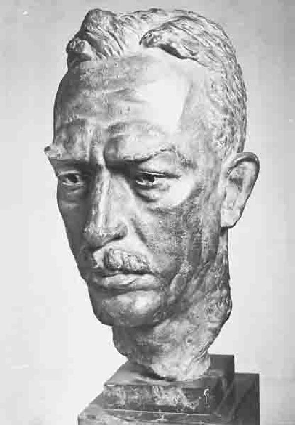 Robert Gerling, Skulptur von Arno Breker, um 1928, Original im Kölnischen Stadtmuseum