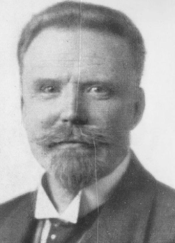 Johannes Johansen, Porträtfoto, 1920er Jahre