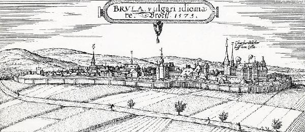 Stadtansicht (kompiliert) von 1575 nach Braun und Hogenberg, Beschreibung und Contrafactur der vornembster Staet der Welt